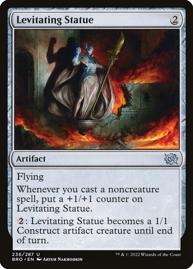 Levitating Statue 236/287 (The Brothers' War)  - Foil | Good Games Modbury