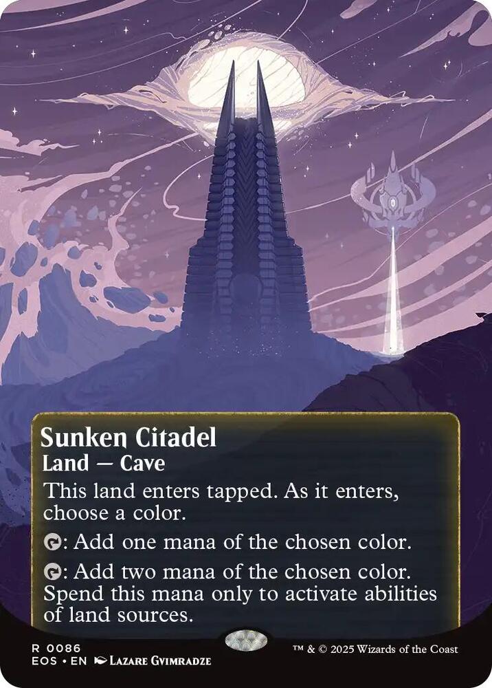 Sunken Citadel 86/45 (Edge of Eternities: Stellar Sights)  - Borderless | Good Games Modbury