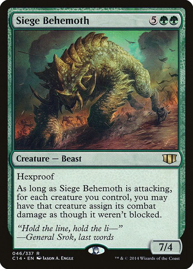 Siege Behemoth 46/337 (Commander 2014)  | Good Games Modbury