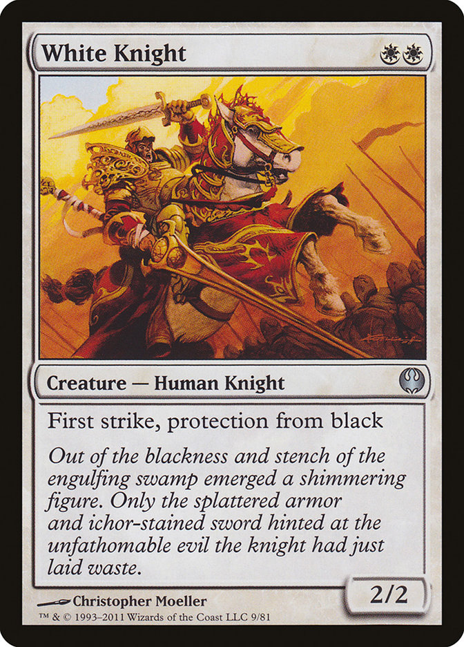 White Knight 9/81 (Duel Decks: Knights vs. Dragons)  | Good Games Modbury