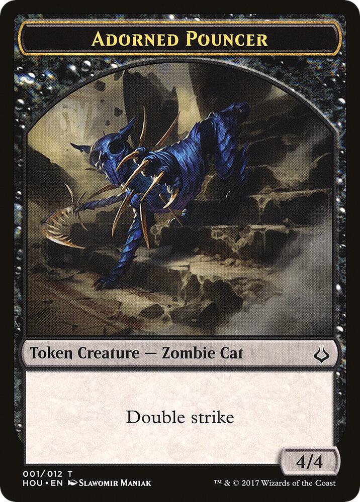 Adorned Pouncer // Warrior 1 // 17 (Hour of Devastation)  | Good Games Modbury