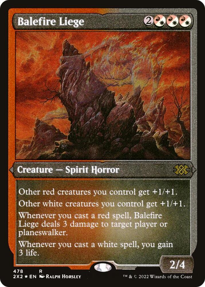 Balefire Liege Foil Etched 478 (Double Masters 2022)  - Foil | Good Games Modbury