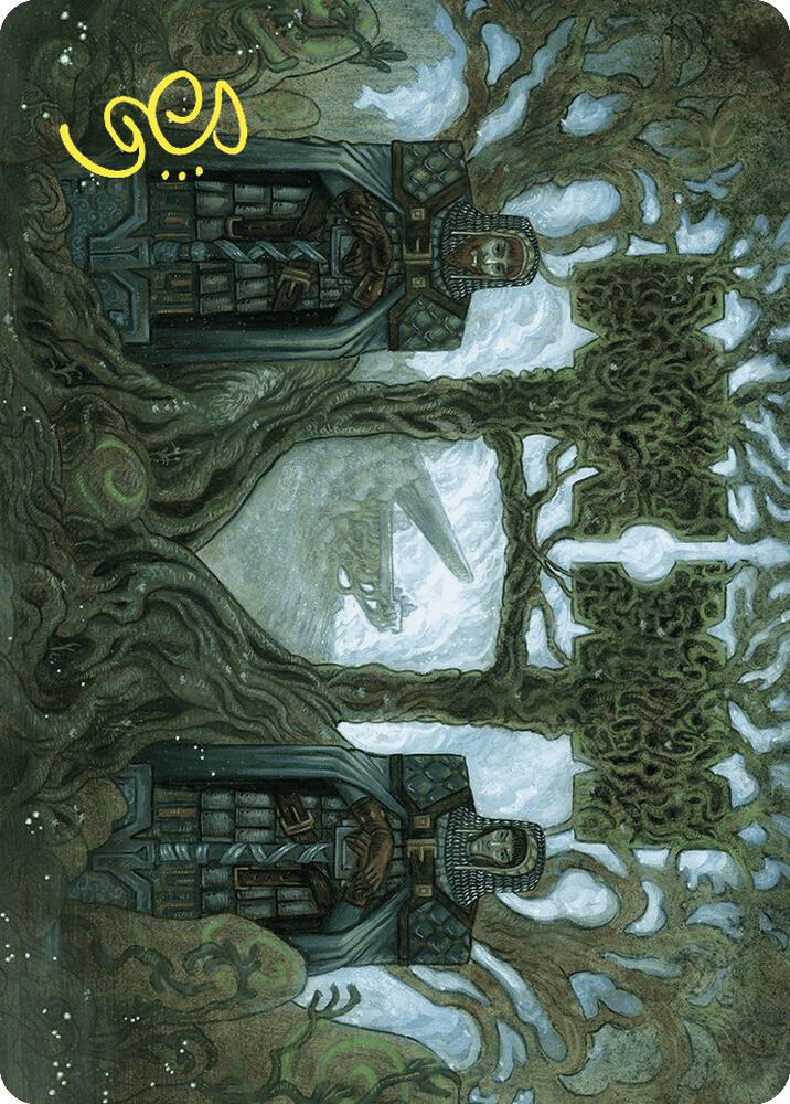 Court of Garenbrig Art Card Gold Stamped Signature 54 (Art Series: Wilds of Eldraine)  | Good Games Modbury
