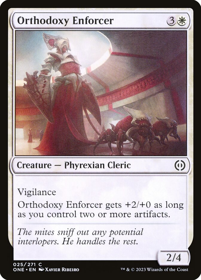 Orthodoxy Enforcer 25/271 (Phyrexia: All Will Be One)  - Foil | Good Games Modbury