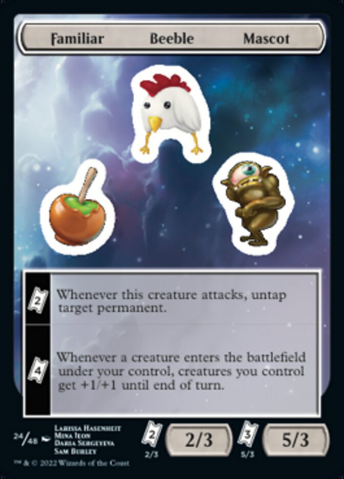 Familiar Beeble Mascot [Unfinity Stickers] | Good Games Modbury