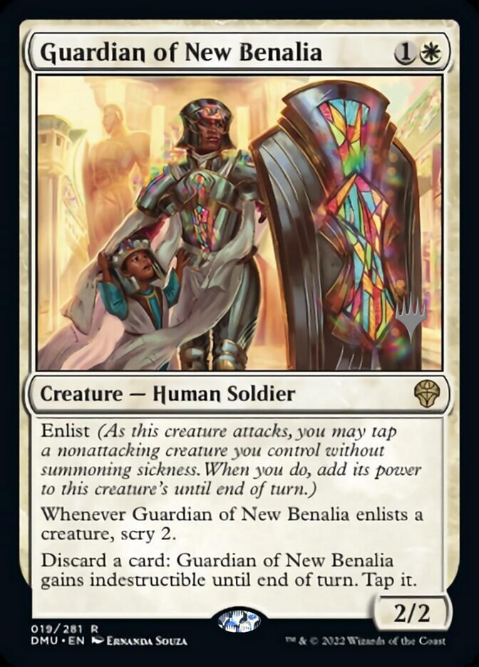 Guardian of New Benalia (Promo Pack) [Dominaria United Promos] | Good Games Modbury