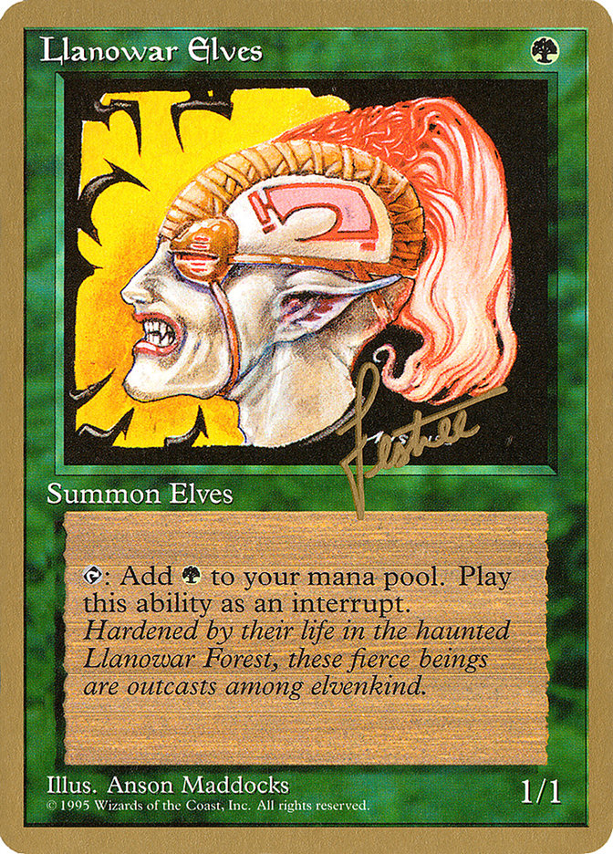 Llanowar Elves (Bertrand Lestree) [Pro Tour Collector Set] | Good Games Modbury