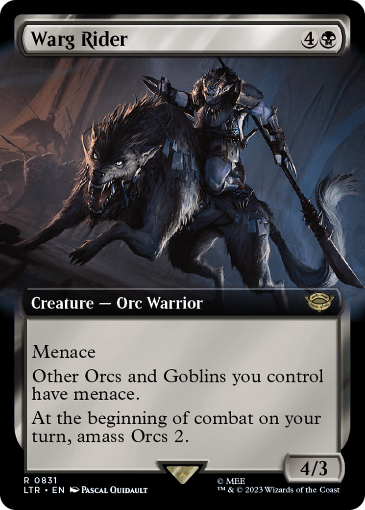 Warg Rider (Extended Art) [The Lord of the Rings: Tales of Middle-Earth] | Good Games Modbury