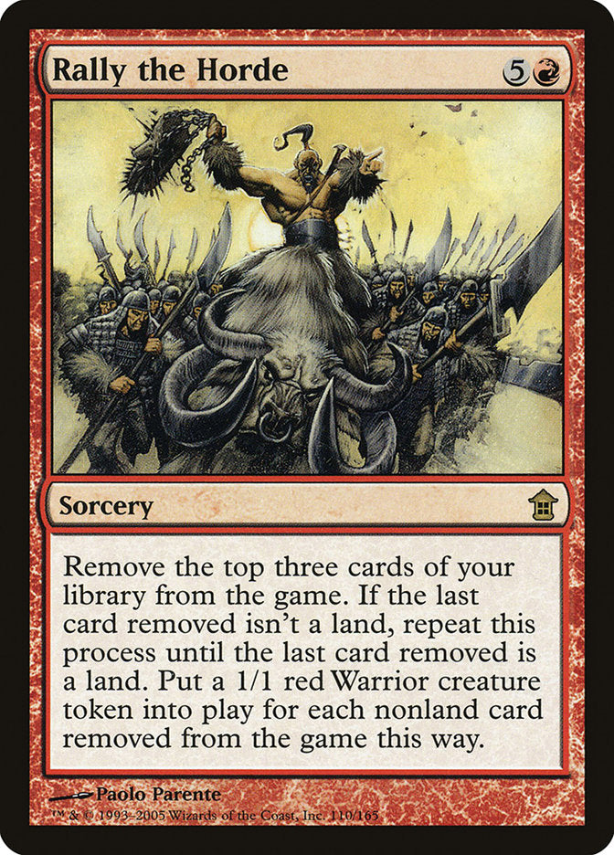 Rally the Horde 110/165 (Saviors of Kamigawa)  | Good Games Modbury