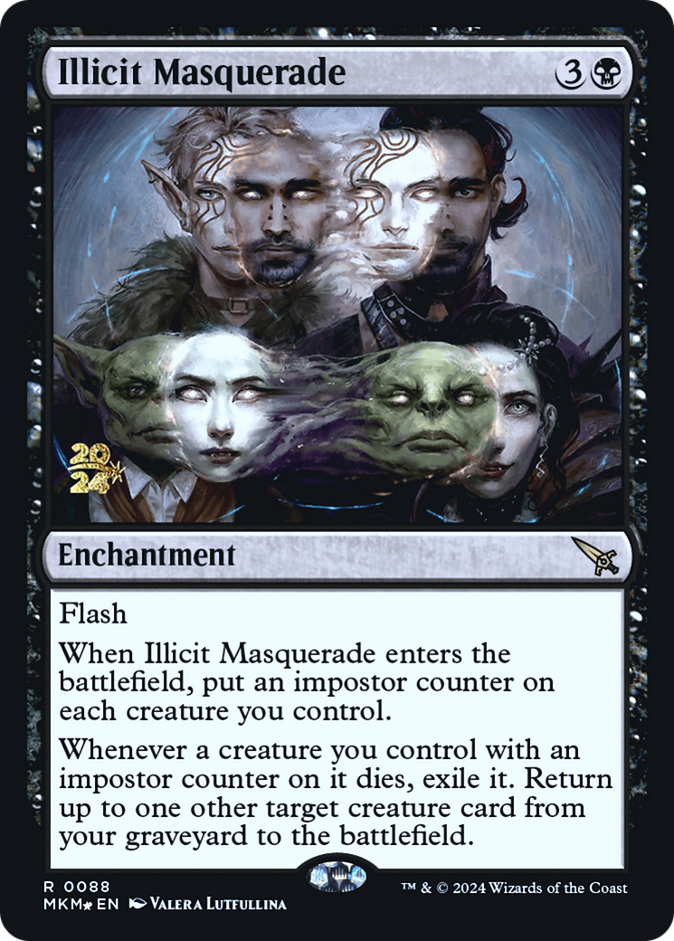 Illicit Masquerade [Murders at Karlov Manor Prerelease Promos] | Good Games Modbury