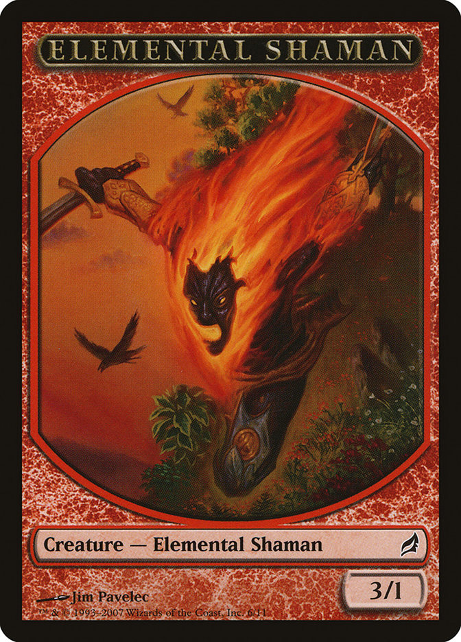 Elemental Shaman Token [Lorwyn Tokens] | Good Games Modbury