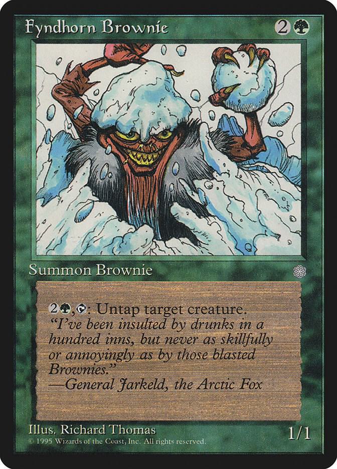 Fyndhorn Brownie 242/383 (Ice Age)  | Good Games Modbury