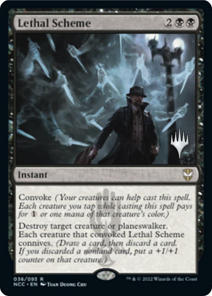 Lethal Scheme 36 (Promo Pack: Streets of New Capenna)  - Foil | Good Games Modbury