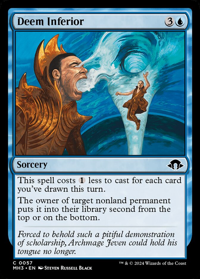 Deem Inferior 57/319 (Modern Horizons 3)  - Foil | Good Games Modbury