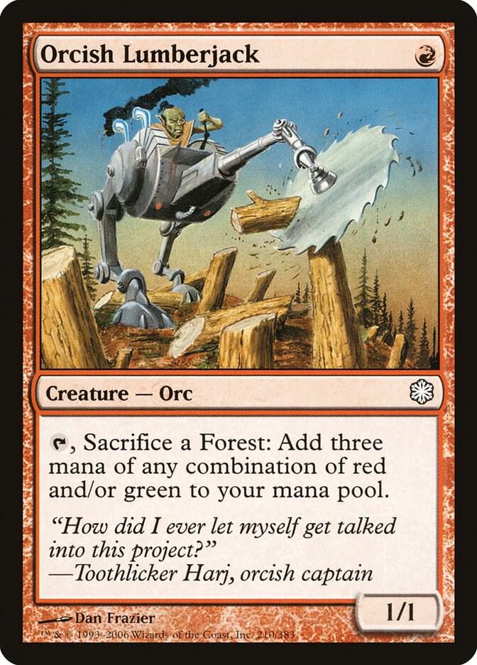 Orcish Lumberjack 210/62 (Coldsnap Theme Deck Reprints)  | Good Games Modbury