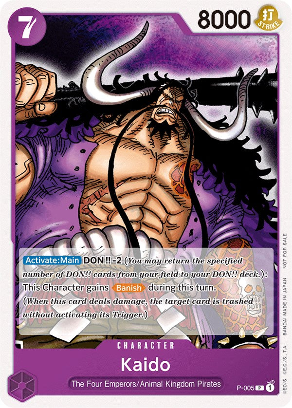 Kaido (Promotion Pack 2022) [One Piece Promotion Cards] | Good Games Modbury