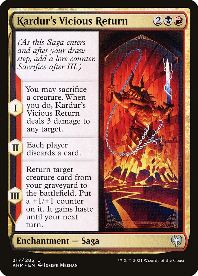Kardur's Vicious Return 217/285 (Kaldheim)  | Good Games Modbury