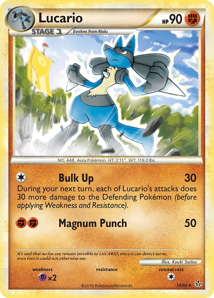 Lucario (19/95) [HeartGold & SoulSilver: Unleashed] | Good Games Modbury