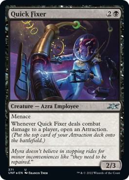 Quick Fixer Galaxy Foil 371/244 (Unfinity)  - Foil | Good Games Modbury