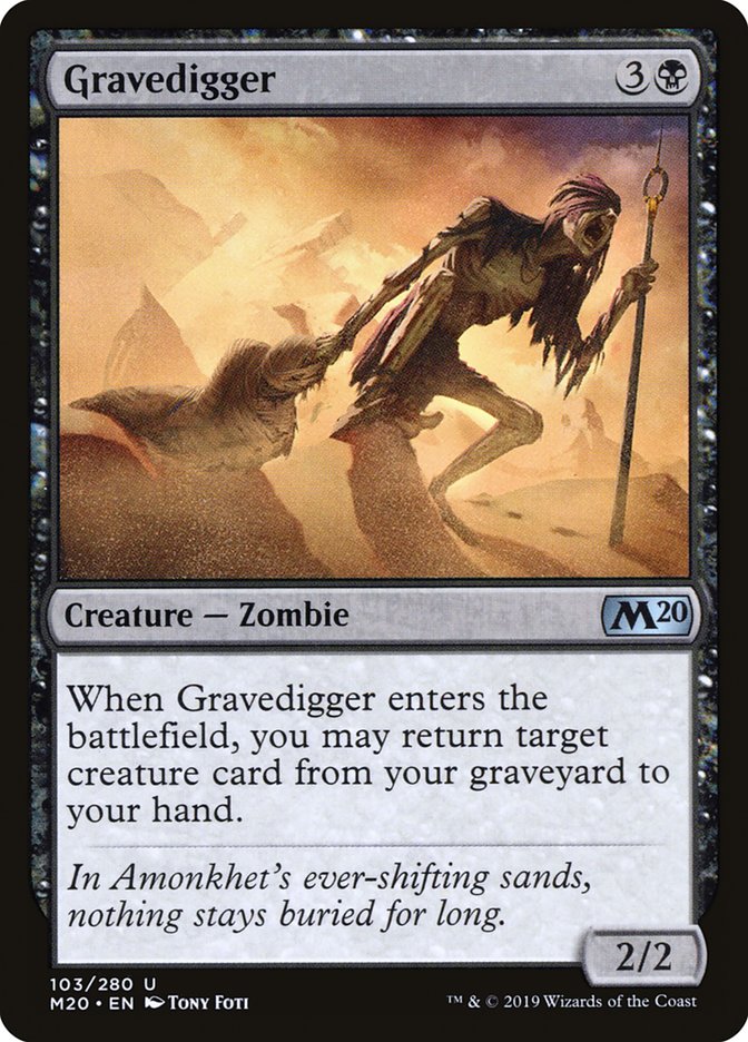 Gravedigger [Core Set 2020] | Good Games Modbury