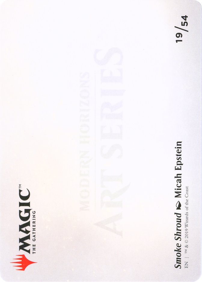 Smoke Shroud // Smoke Shroud [Modern Horizons Art Series] | Good Games Modbury