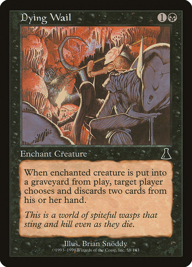 Dying Wail 58/143 (Urza's Destiny)  | Good Games Modbury