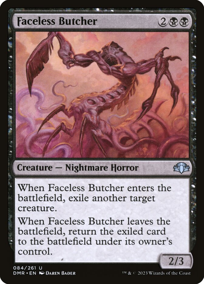 Faceless Butcher 84/261 (Dominaria Remastered)  - Foil | Good Games Modbury