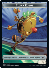 Clown Robot (002) // Treasure (013) Double-Sided Token [Unfinity Tokens] | Good Games Modbury
