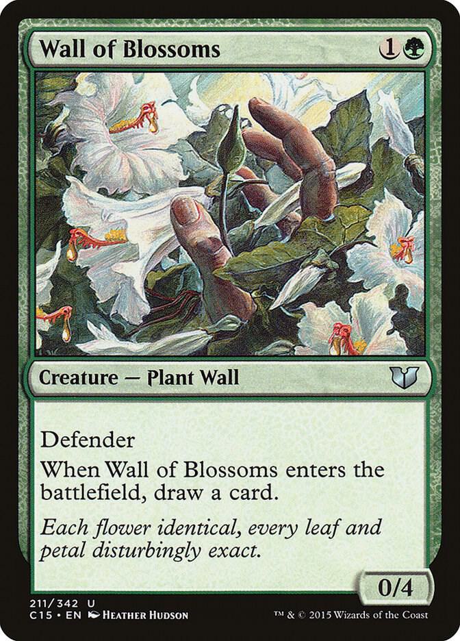 Wall of Blossoms 211/342 (Commander 2015)  | Good Games Modbury