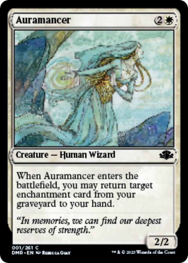 Auramancer 1/261 (Dominaria Remastered)  - Foil | Good Games Modbury