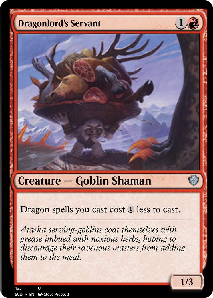 Dragonlord's Servant [Starter Commander Decks] | Good Games Modbury
