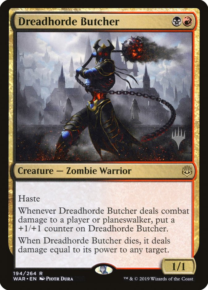 Dreadhorde Butcher (Promo Pack) [War of the Spark Promos] | Good Games Modbury