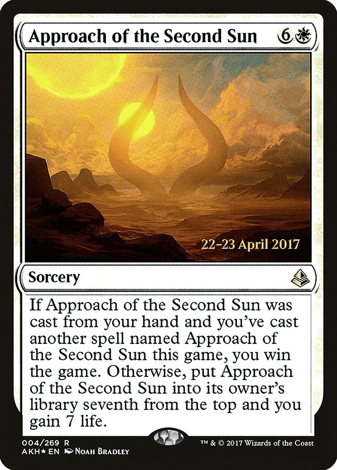 Approach of the Second Sun [Amonkhet Prerelease Promos] | Good Games Modbury