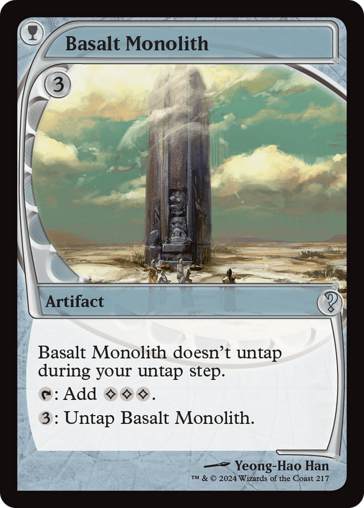 Basalt Monolith (Future Sight) [Mystery Booster 2] | Good Games Modbury