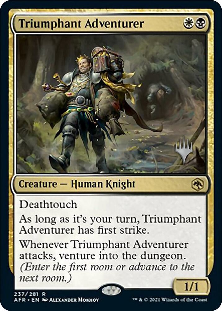 Triumphant Adventurer 237p/241 (Promo Pack: Adventures in the Forgotten Realms)  - Foil | Good Games Modbury