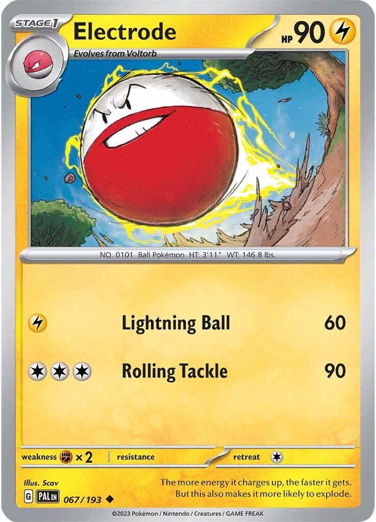 Electrode (067/193) [Scarlet & Violet: Paldea Evolved] | Good Games Modbury