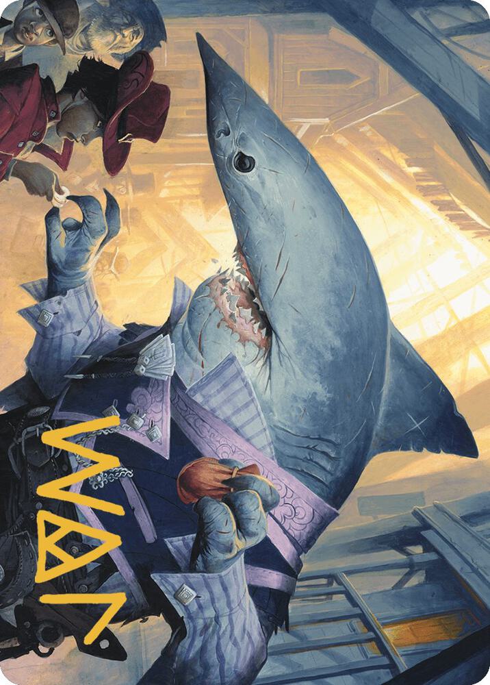 Loan Shark Art Card Gold Stamped Signature 6 (Art Series: Outlaws of Thunder Junction)  | Good Games Modbury
