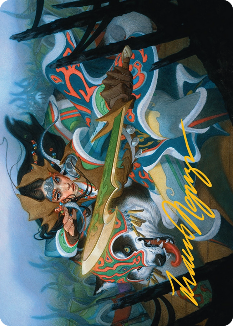 Eshki Dragonclaw Art Card (23/54) [Tarkir: Dragonstorm Art Series] | Good Games Modbury