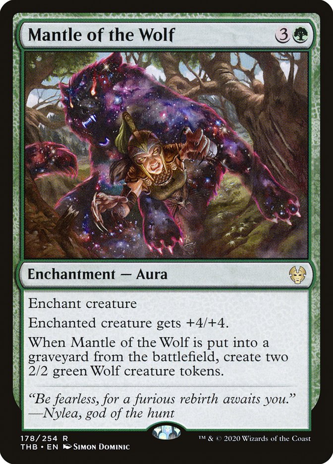 Mantle of the Wolf 178/254 (Theros Beyond Death)  - Foil | Good Games Modbury