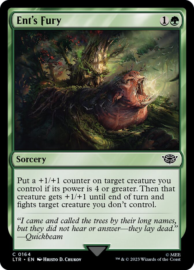 Ent's Fury 164/281 (Universes Beyond: The Lord of the Rings: Tales of Middle-earth)  - Foil | Good Games Modbury