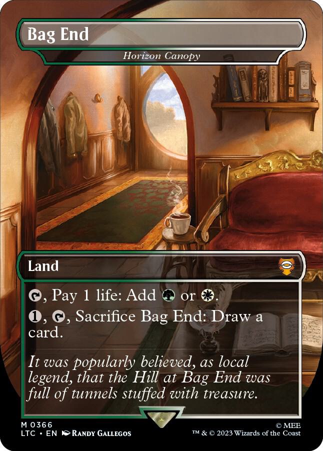 Bag End - Horizon Canopy 366 (Commander: The Lord of the Rings: Tales of Middle-earth)  - Borderless Foil | Good Games Modbury