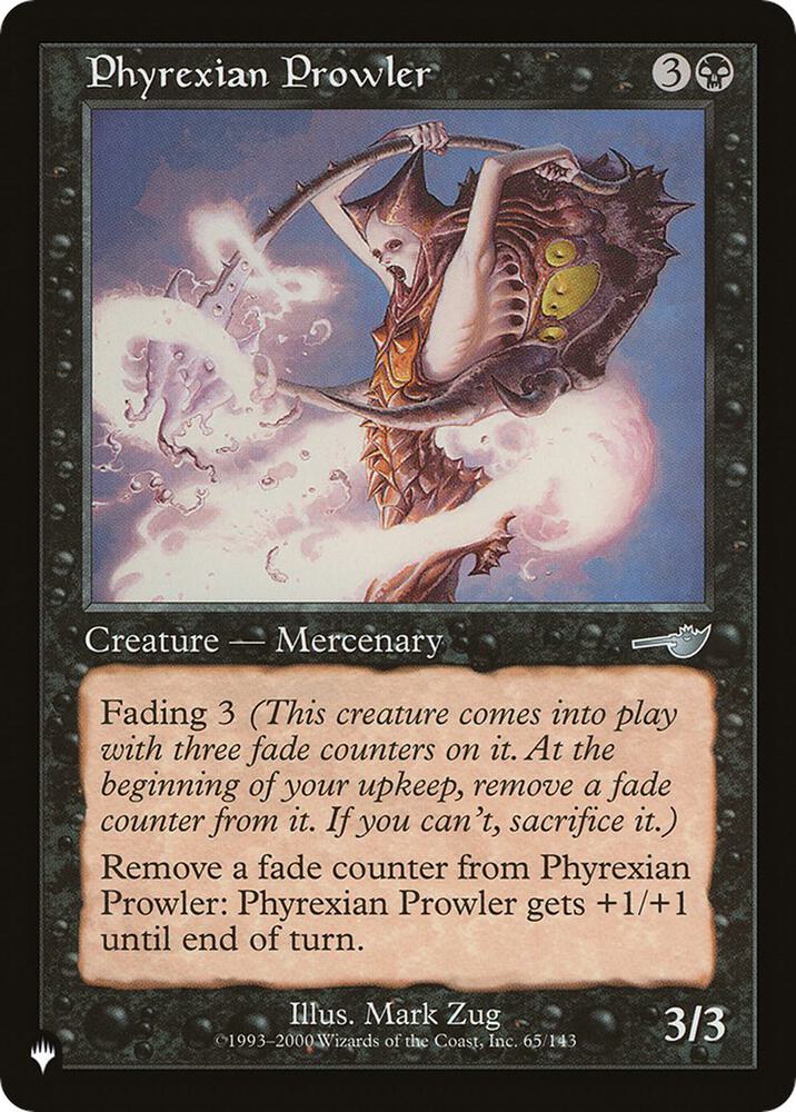 Phyrexian Prowler NEM-65/5075 (The List Reprints)  | Good Games Modbury