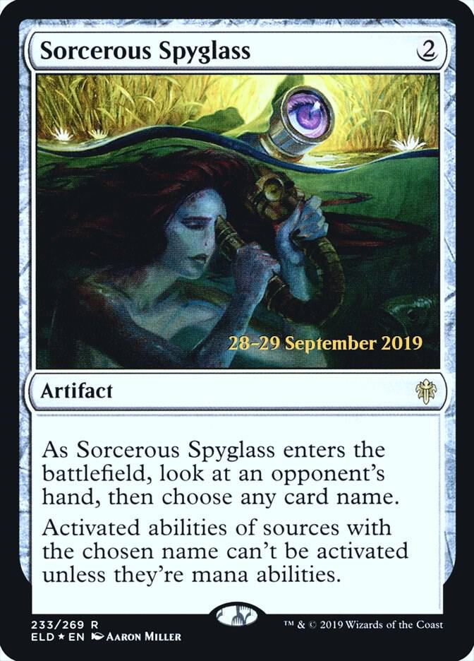 Sorcerous Spyglass ELD 233s/152 (Prerelease Cards)  - Foil | Good Games Modbury