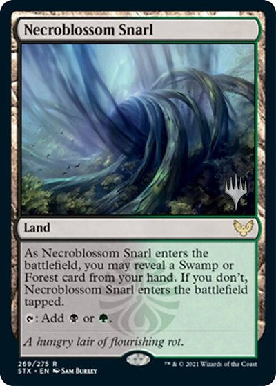 Necroblossom Snarl (Promo Pack) [Strixhaven: School of Mages Promos] | Good Games Modbury