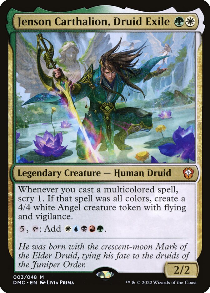 Jenson Carthalion, Druid Exile 3/50 (Commander: Dominaria United)  - Foil | Good Games Modbury