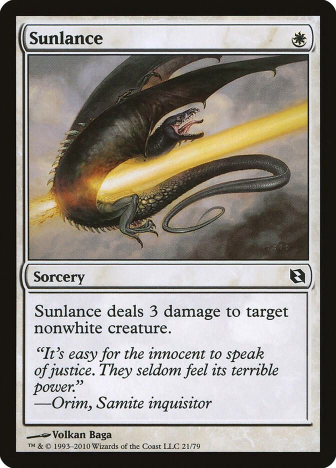 Sunlance 21/79 (Duel Decks: Elspeth vs. Tezzeret)  | Good Games Modbury