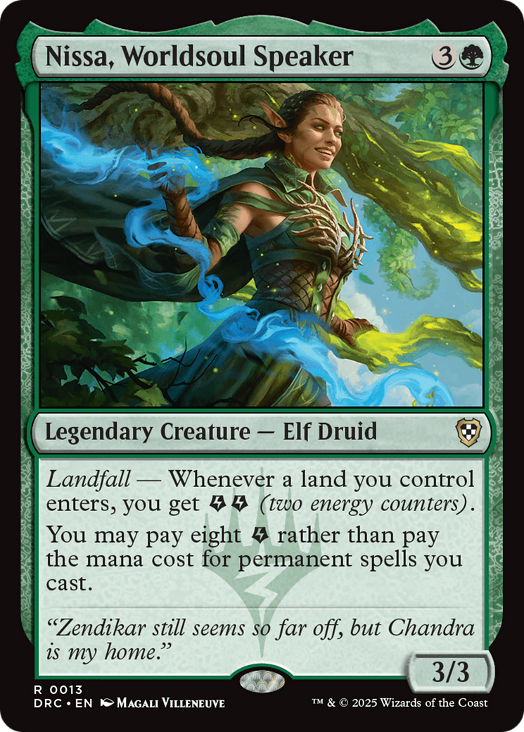 Nissa, Worldsoul Speaker [Aetherdrift Commander] | Good Games Modbury
