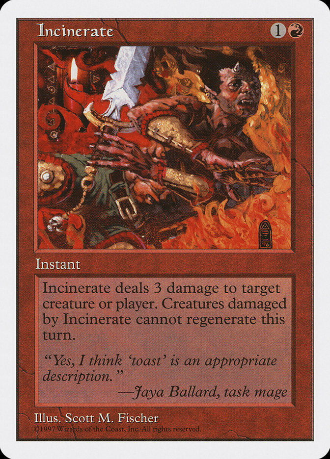 Incinerate [Fifth Edition] | Good Games Modbury