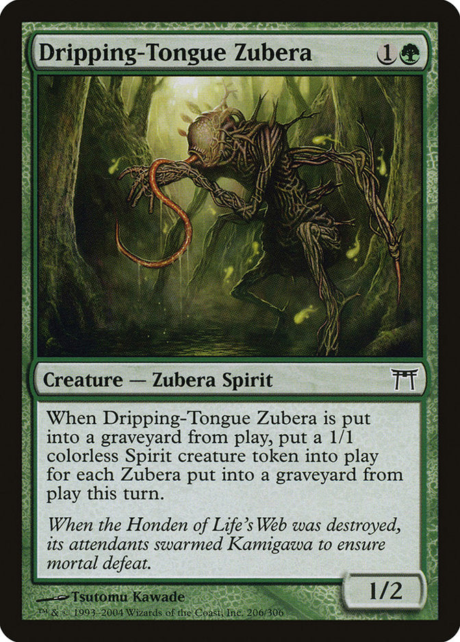Dripping-Tongue Zubera 206/306 (Champions of Kamigawa)  - Foil | Good Games Modbury