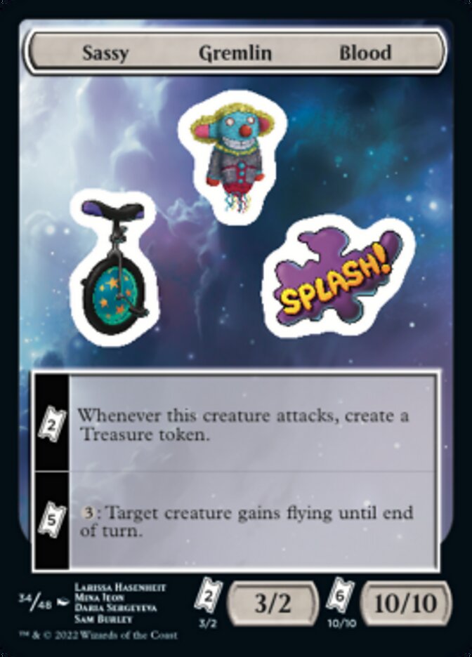 Sassy Gremlin Blood [Unfinity Stickers] | Good Games Modbury
